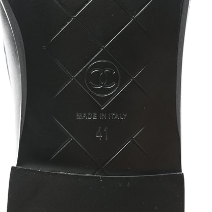 Chanel Lambskin Quilted CC Turnlock Loafers 41 Black 8 of 9