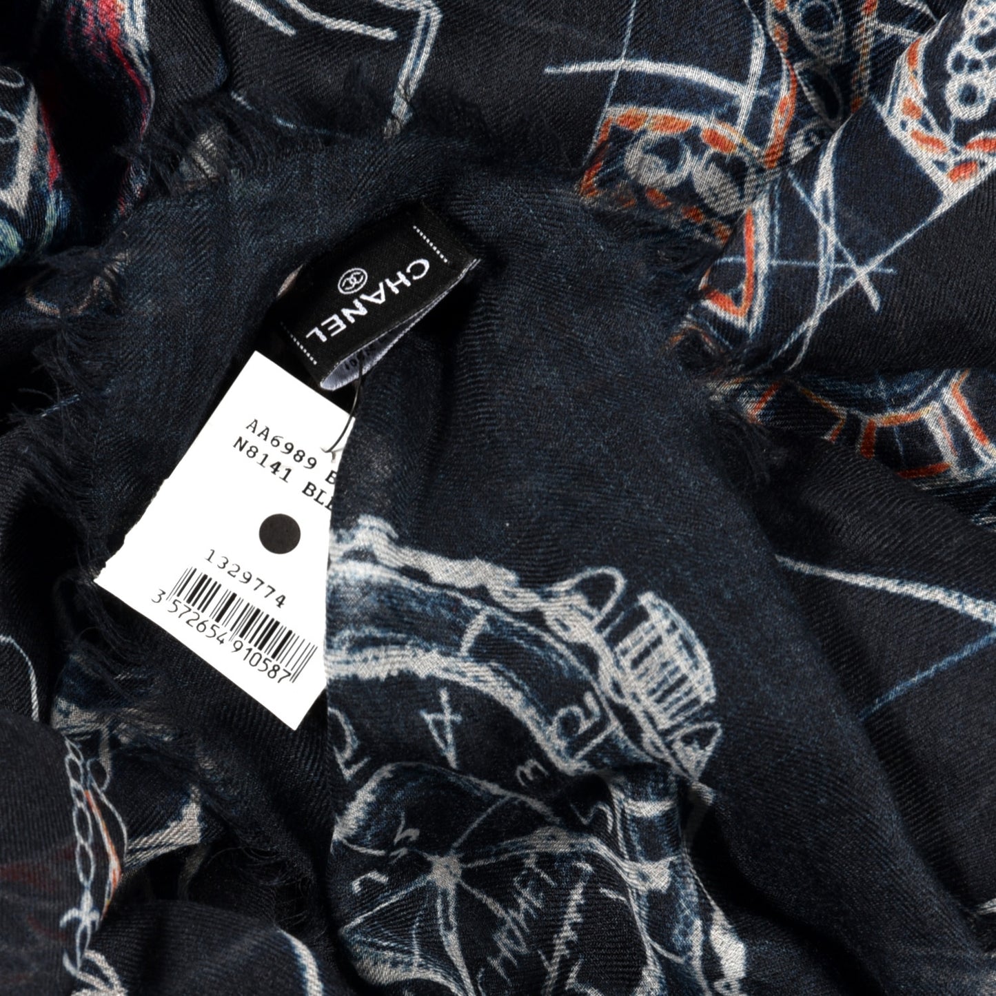 Cashmere Silk Icon Scarf Blue