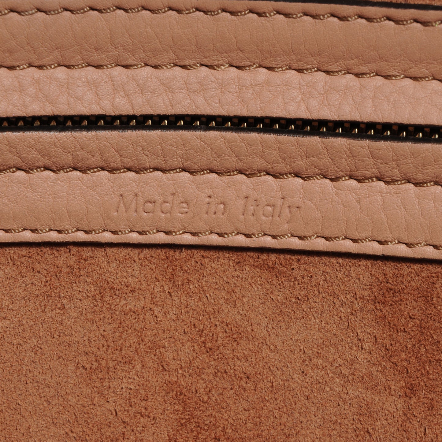 Supple Calfskin Medium Phantom Luggage Flesh