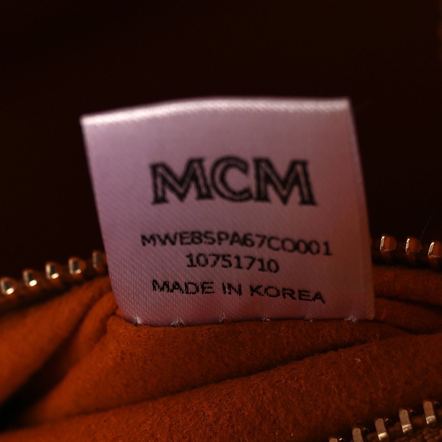 Visetos Medium Patricia Pocket Satchel Cognac