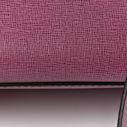 Fendi Vitello Elite Flamingo Petite 2Jours Tote Lilla Glicine 11 of 11