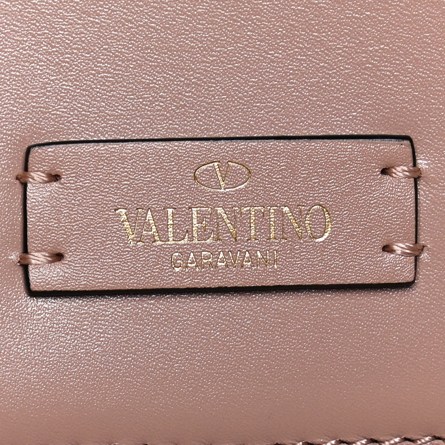 Smooth Calfskin Micro VSling Shoulder Bag Rose Cannelle