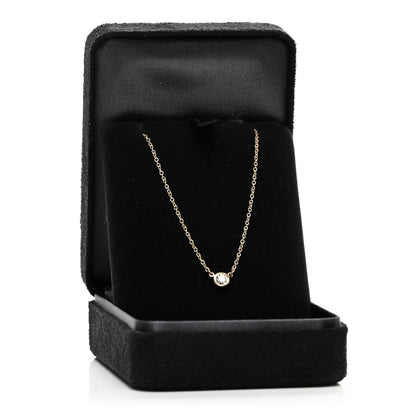 Tiffany 18K Yellow Gold Diamond .12ct Elsa Peretti Diamonds by the Yard Pendant Necklace 5 of 5