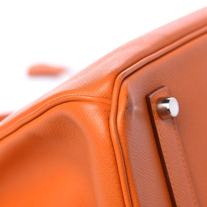 Hermes Epsom Birkin 35 Orange 37 of 41