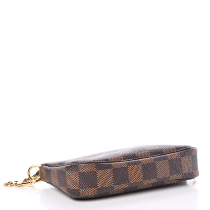 Louis Vuitton Damier Ebene Mini Pochette Accessories 4 of 9