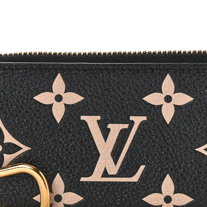 Louis Vuitton Empreinte Monogram Giant Key Pouch Black Beige 6 of 7