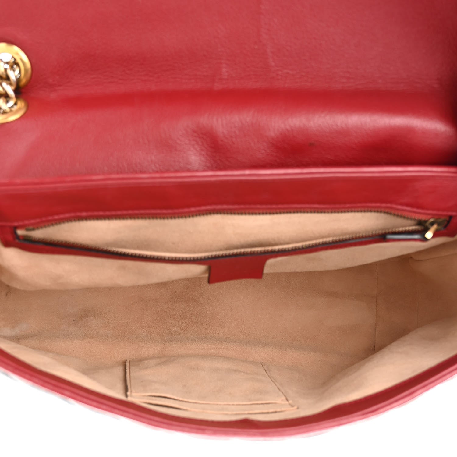 Gucci Vintage Effect Calfskin Matelasse Diagonal Large Torchon GG Marmont Shoulder Bag Black Romantic Cherry 5 of 12