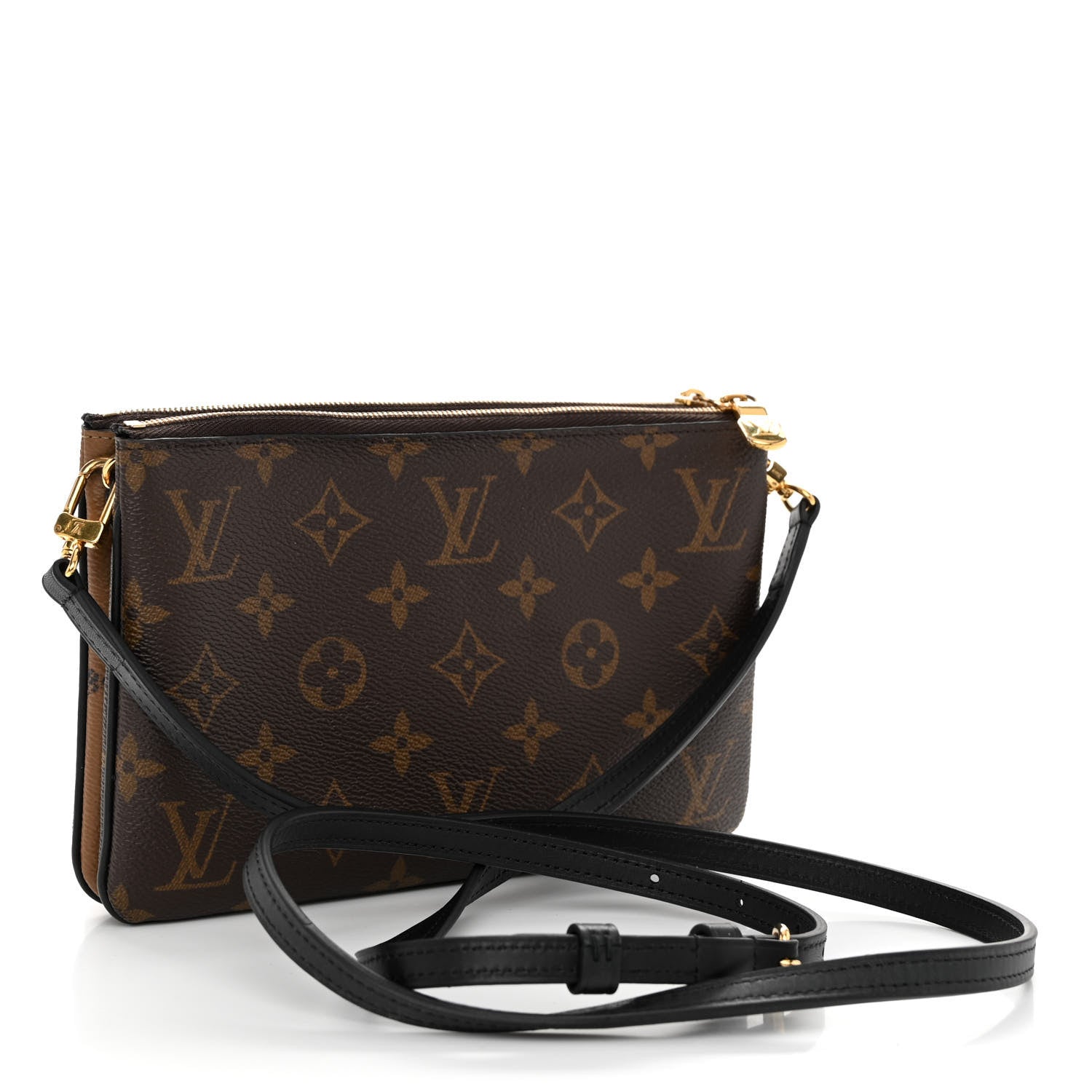 Louis Vuitton Reverse Monogram Giant Double Zip Pochette 3 of 10