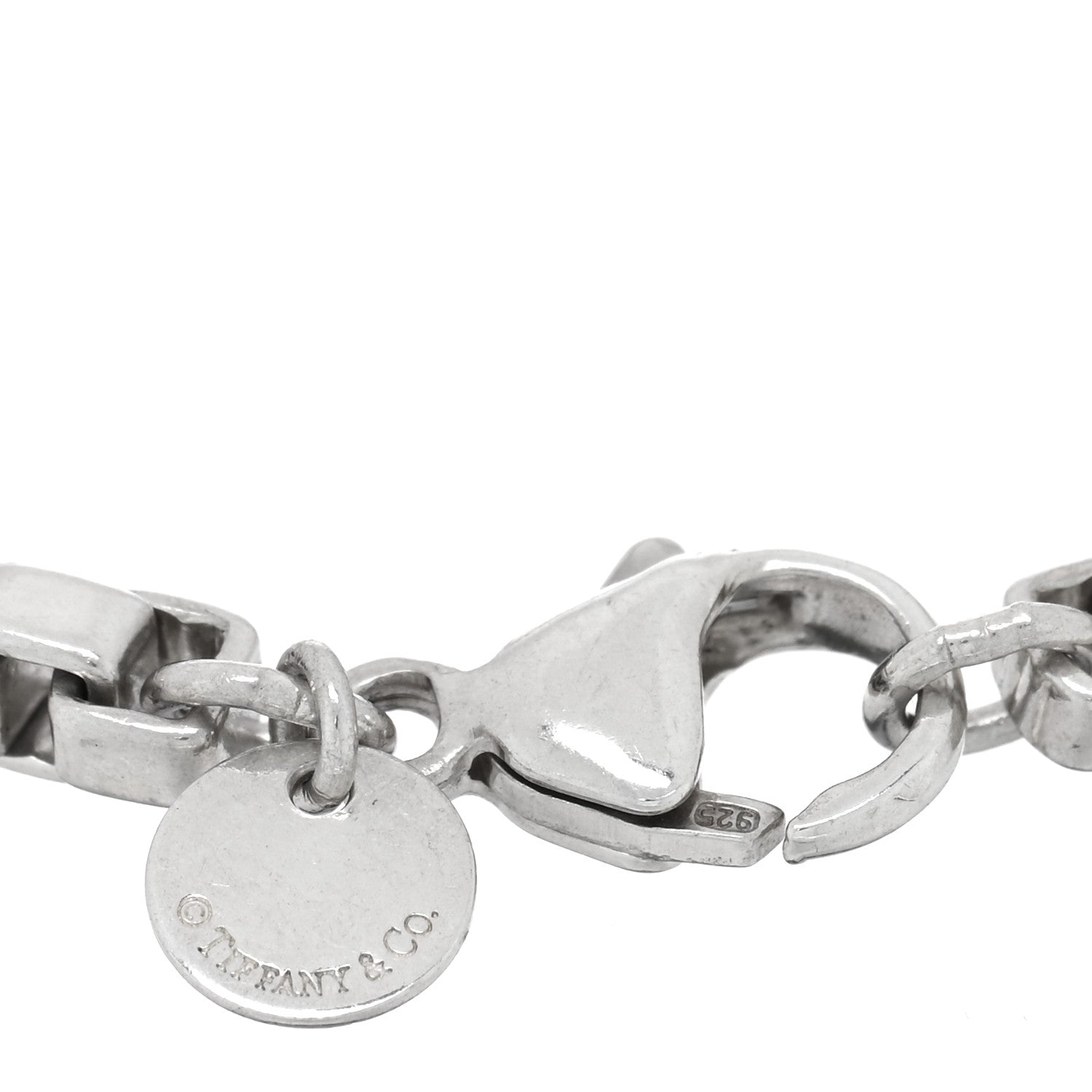 Tiffany Sterling Silver 4mm Venetian Link Bracelet 3 of 3