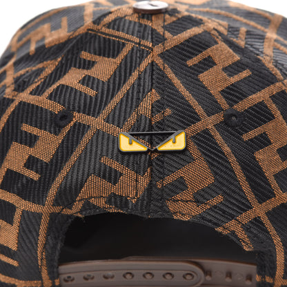 Fendi Canvas FF Baseball Hat Tobacco Black 4 of 8