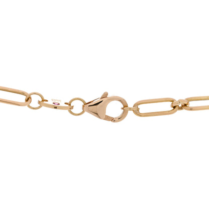 Roberto Coin 18K Yellow Gold Diamond Lock Love Pendant Necklace 5 of 5