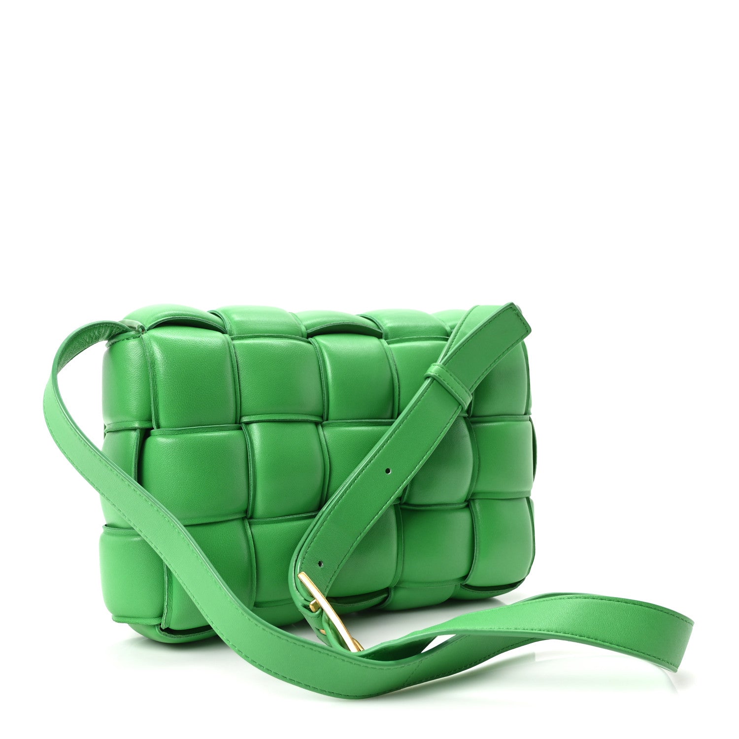 Bottega Veneta Nappa Maxi Intreccio Padded Cassette Crossbody Bag Parakeet 2 of 9