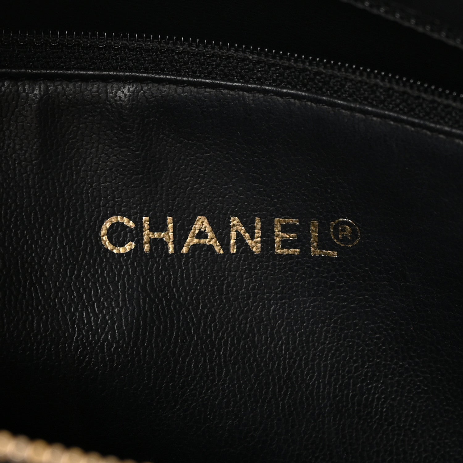 Chanel Caviar CC Shopper Tote Black 7 of 18