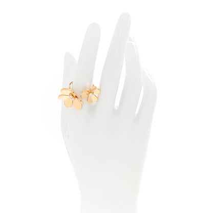 Van Cleef & Arpels 18K Yellow Gold Diamond Frivole Between The Finger Ring 54 6.75 2 of 4