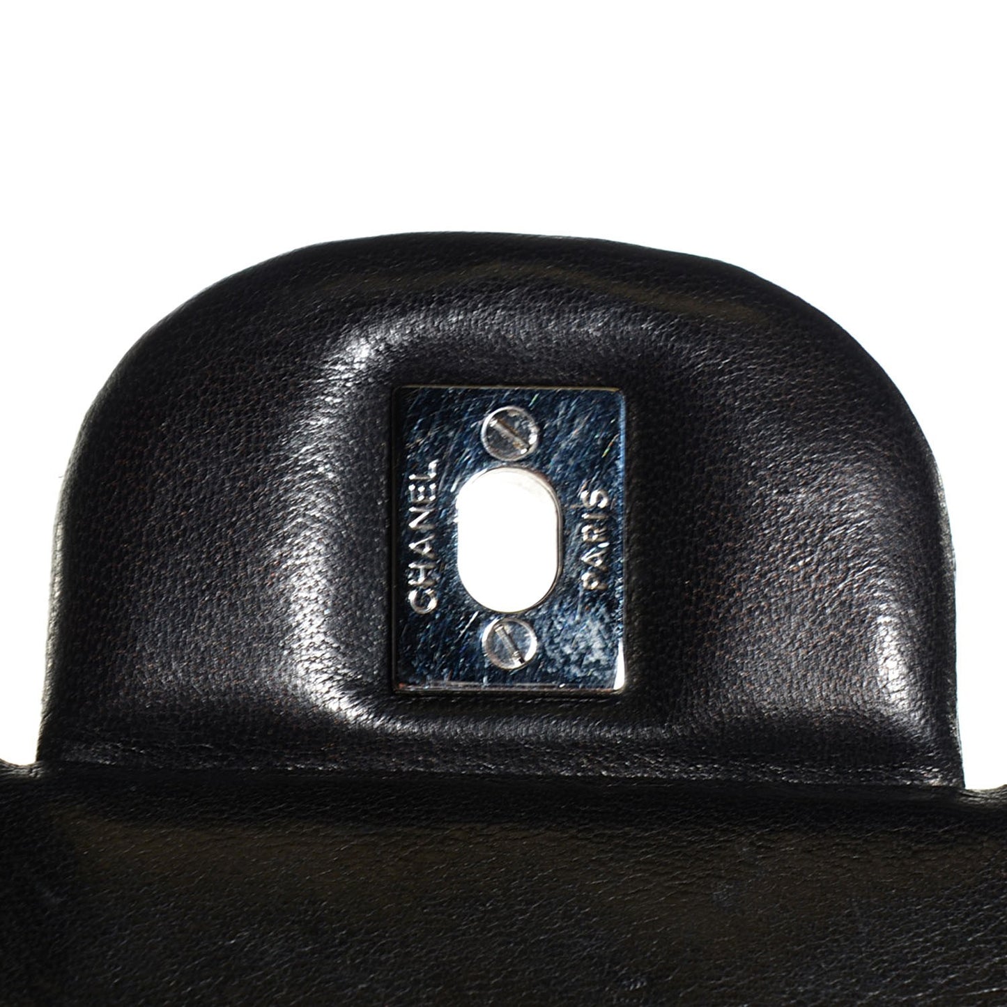 Lambskin Quilted Maxi Single Flap Black