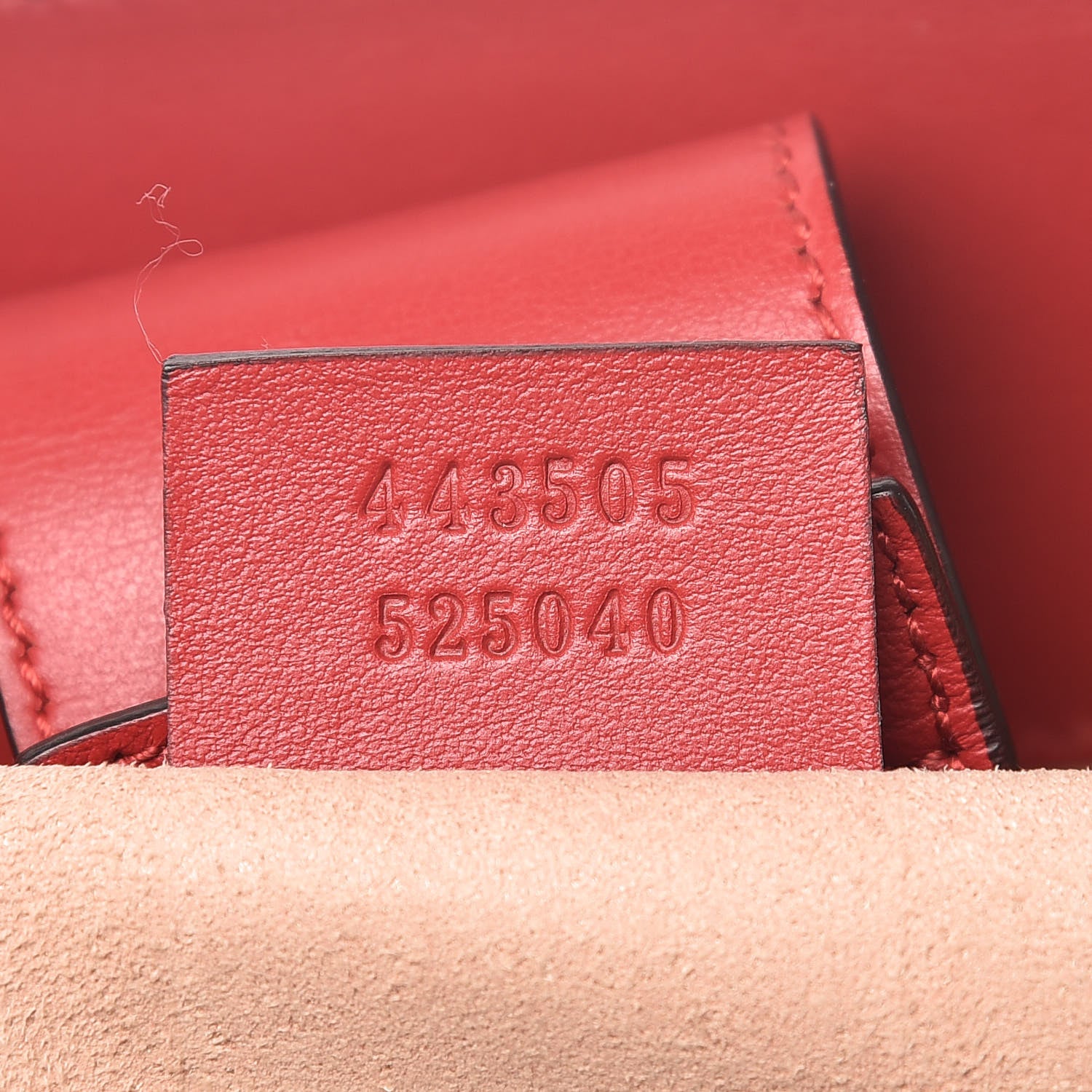 Gucci Calfskin Matelasse Medium GG Marmont Tote Hibiscus Red 8 of 13