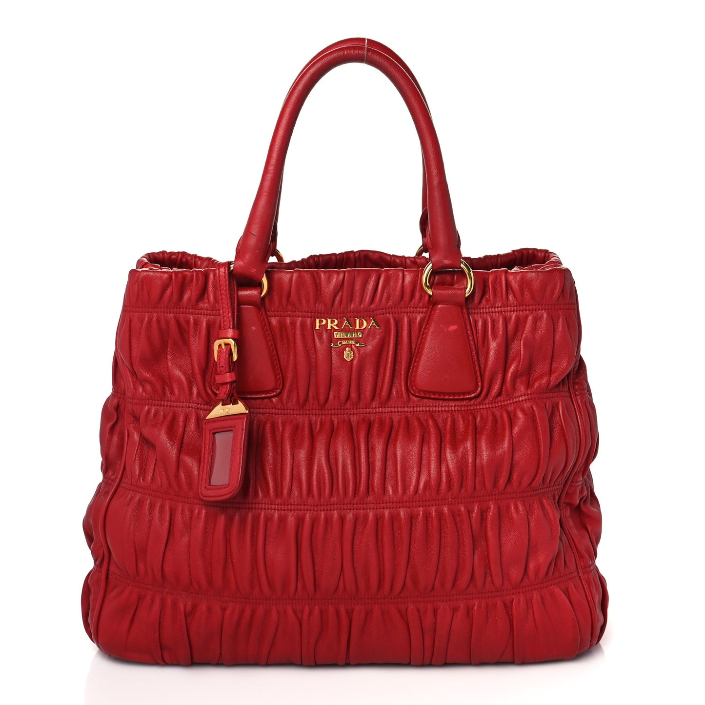 Nappa Gaufre Tote Fuoco