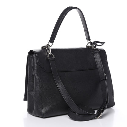 Louis Vuitton Soft Calfskin Lockme II Top Handle Black 3 of 17