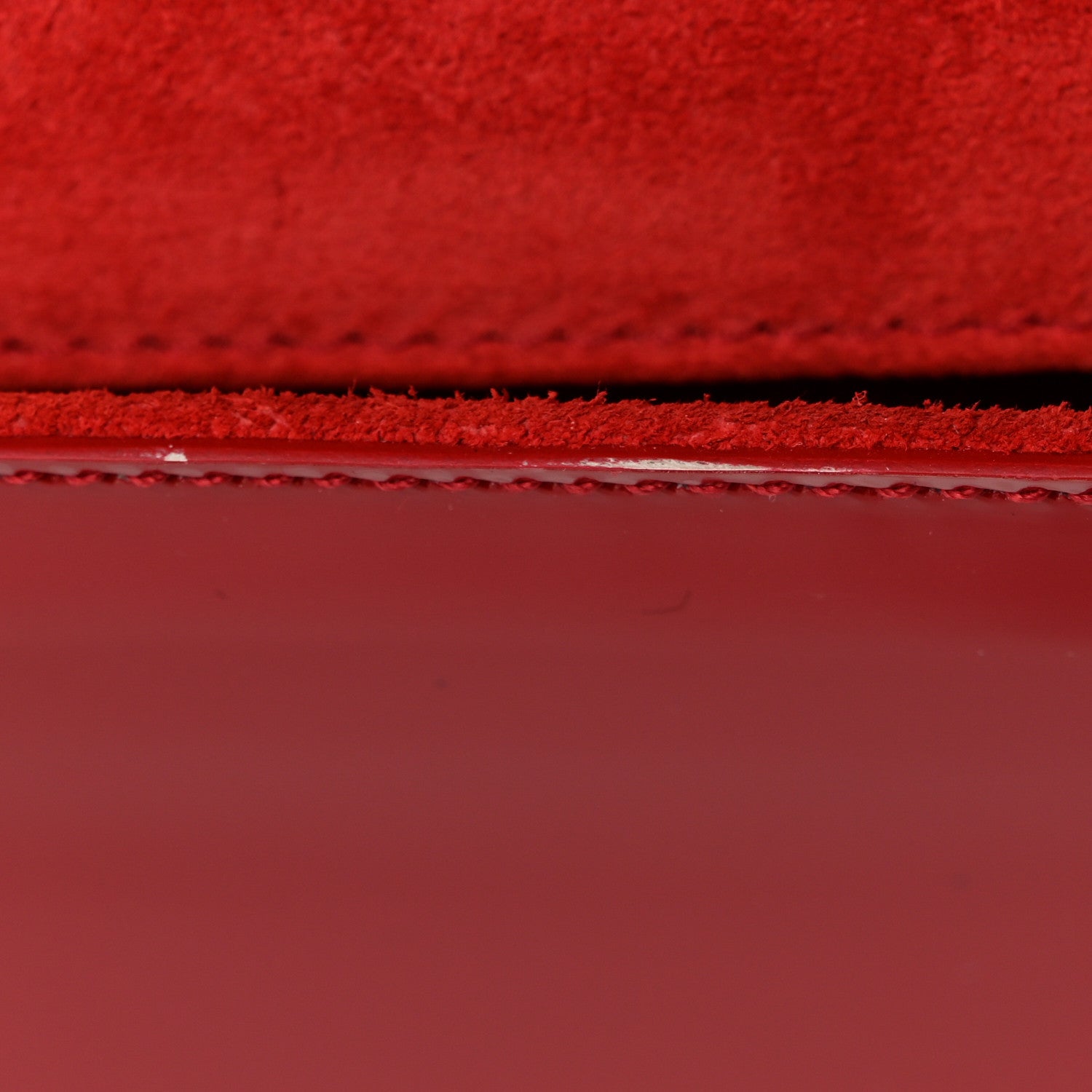 Saint Laurent Patent Monogram Large Belle De Jour Clutch Red 10 of 10