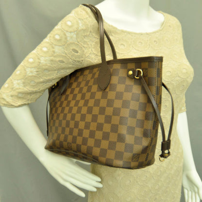 Louis Vuitton Damier Ebene Neverfull PM 2 of 10