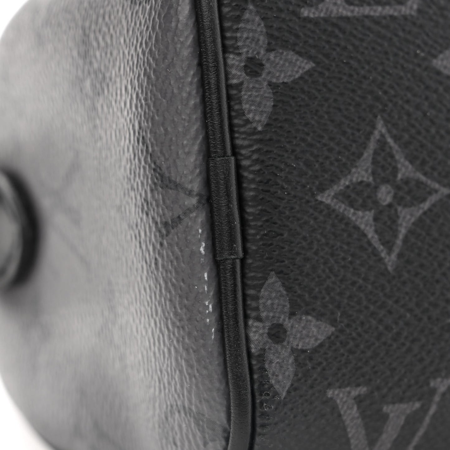 Reverse Monogram Eclipse Keepall XS Black