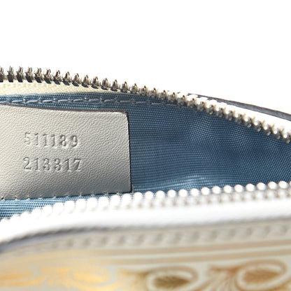 Gucci X SEGA Calfskin GUCCY Stars Mini Dome Shoulder Bag Mystic White Gold 7 of 10