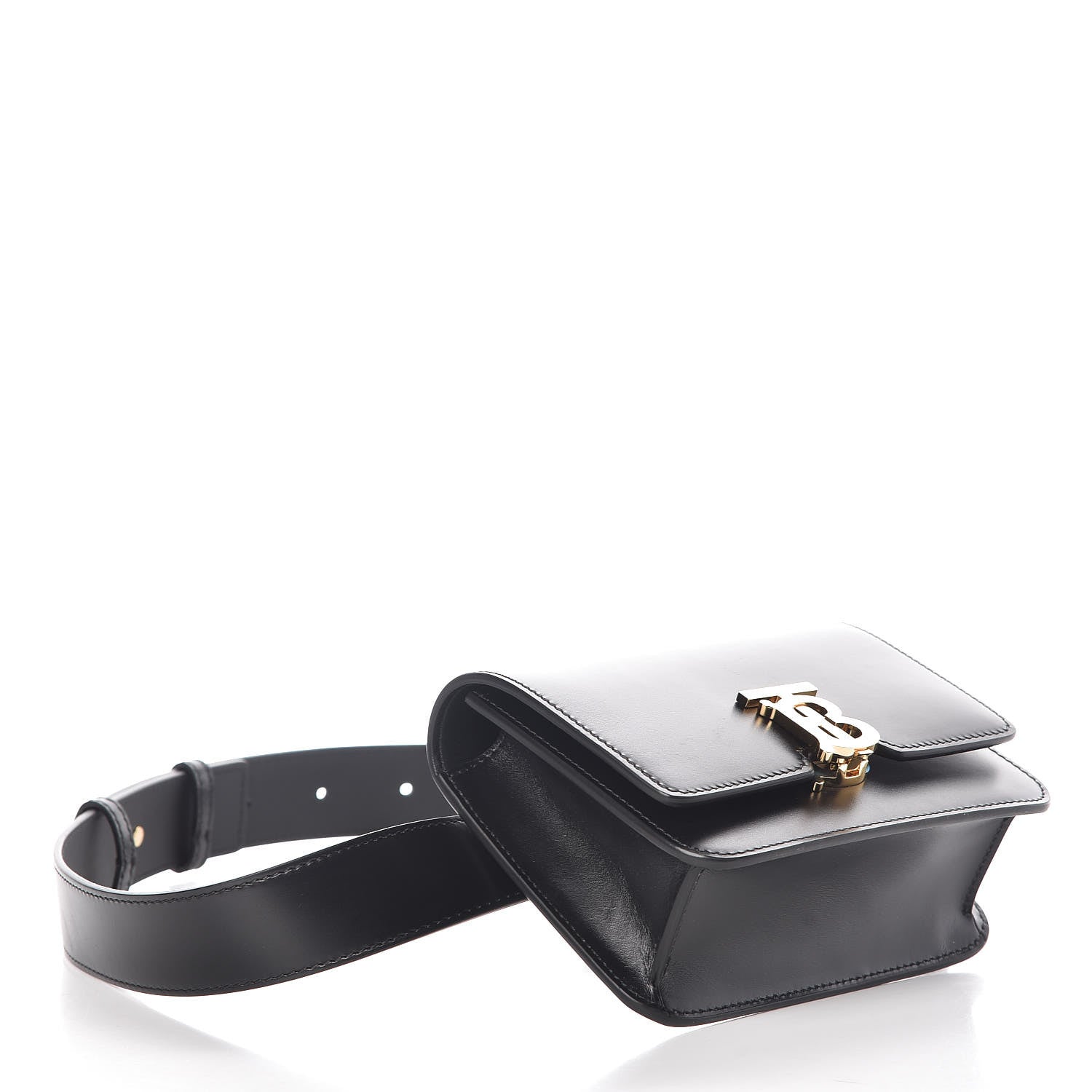 Burberry Calfskin TB Belt Bag Black 4 of 6