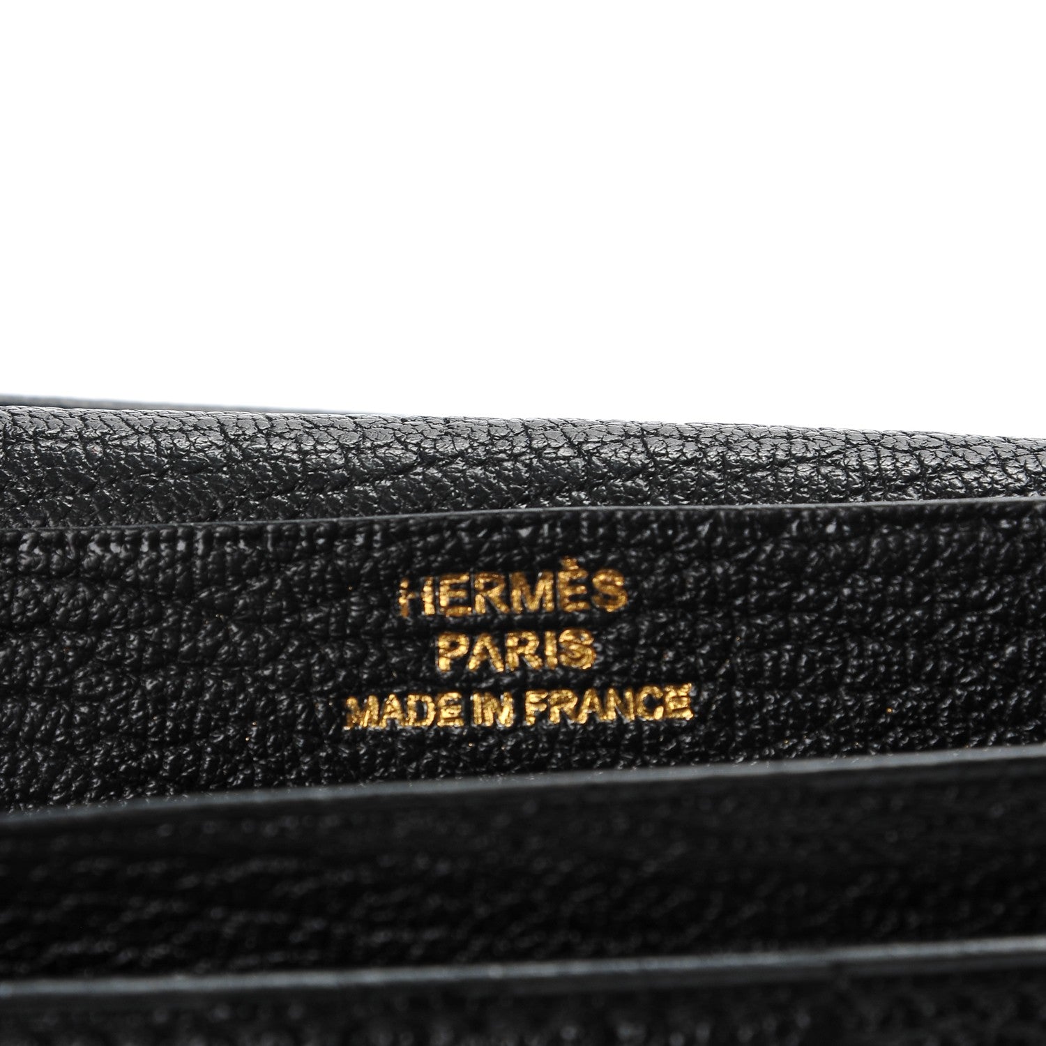 Hermes Chevre Mysore Bearn Tri-Fold Wallet Black 6 of 8