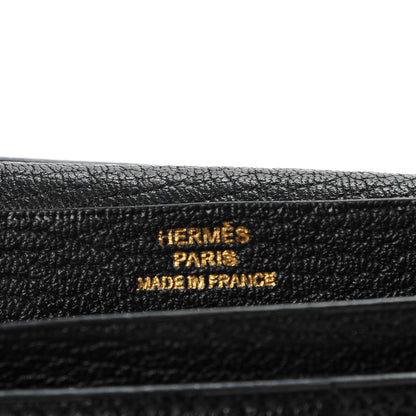 Hermes Chevre Mysore Bearn Tri-Fold Wallet Black 6 of 8