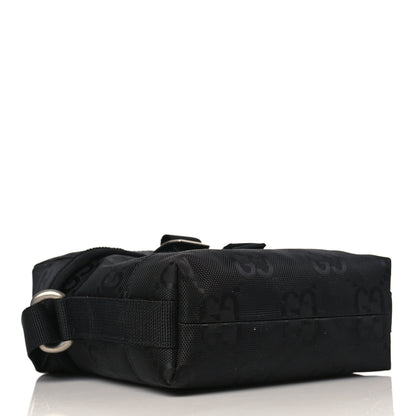 Gucci Econyl Nylon Monogram Off The Grid Messenger Bag Black 3 of 9