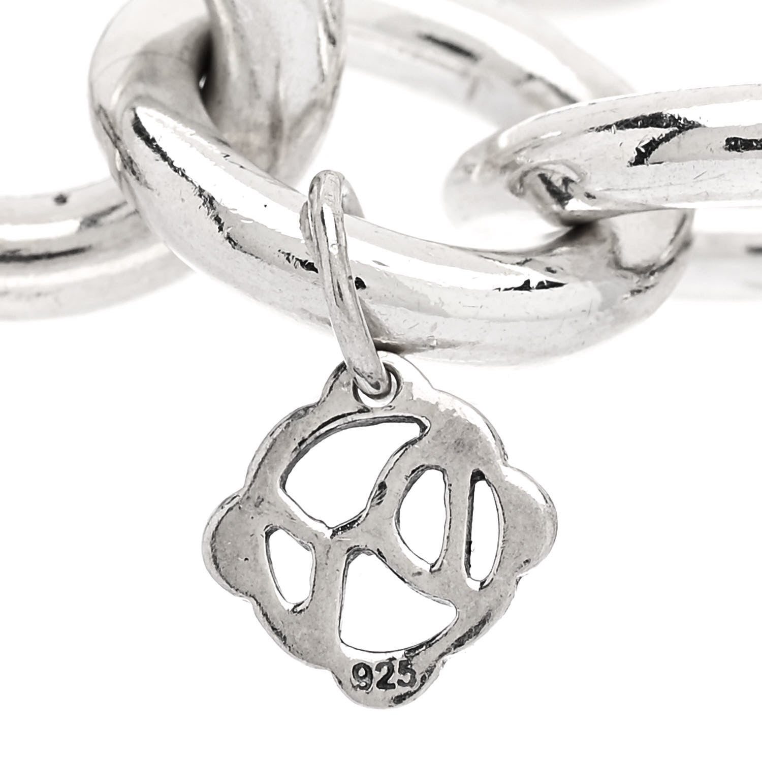 David Yurman Sterling Silver 12mm Large Oval Link Bracelet 4 of 4