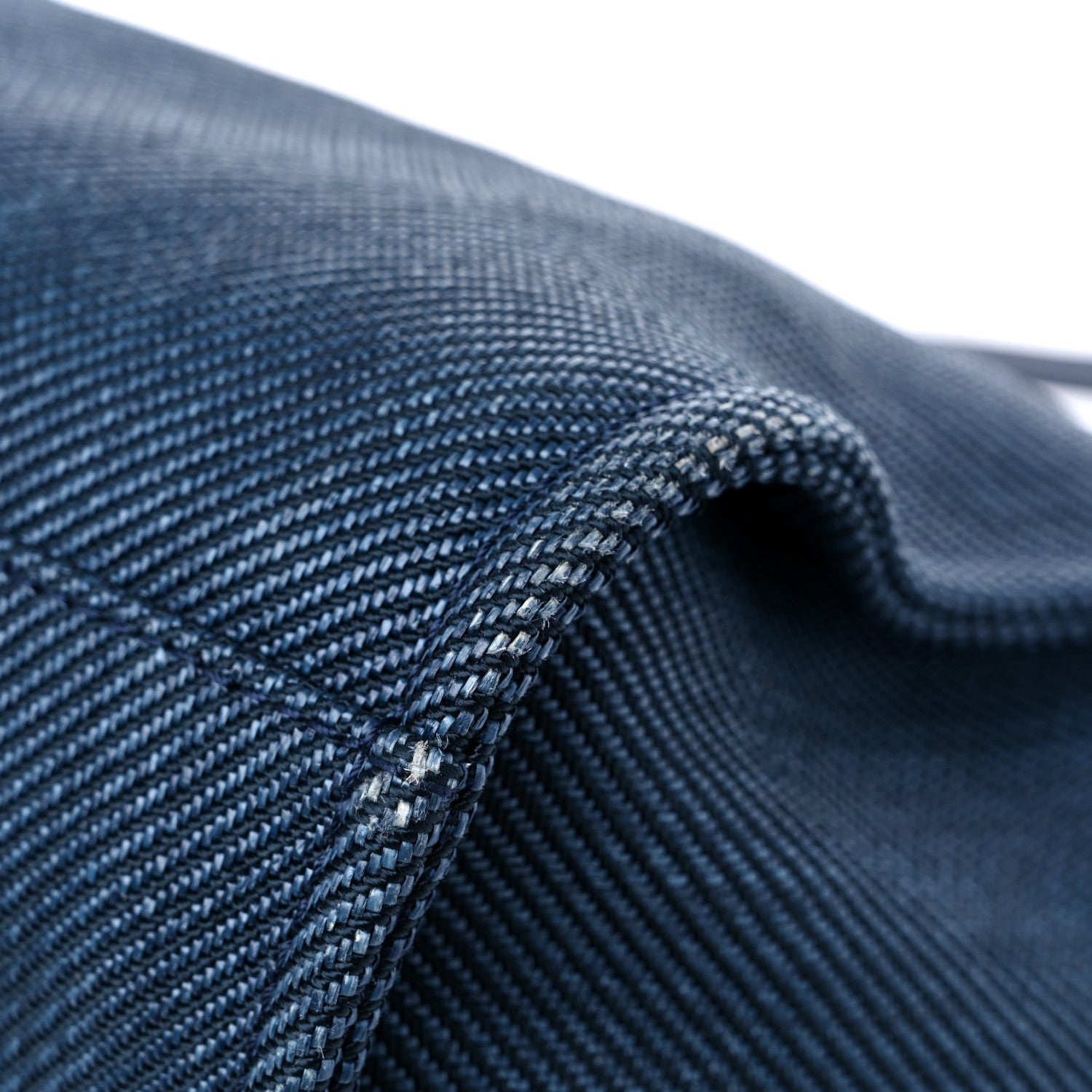 Chanel Denim Medium Deauville Tote Dark Blue 10 of 12