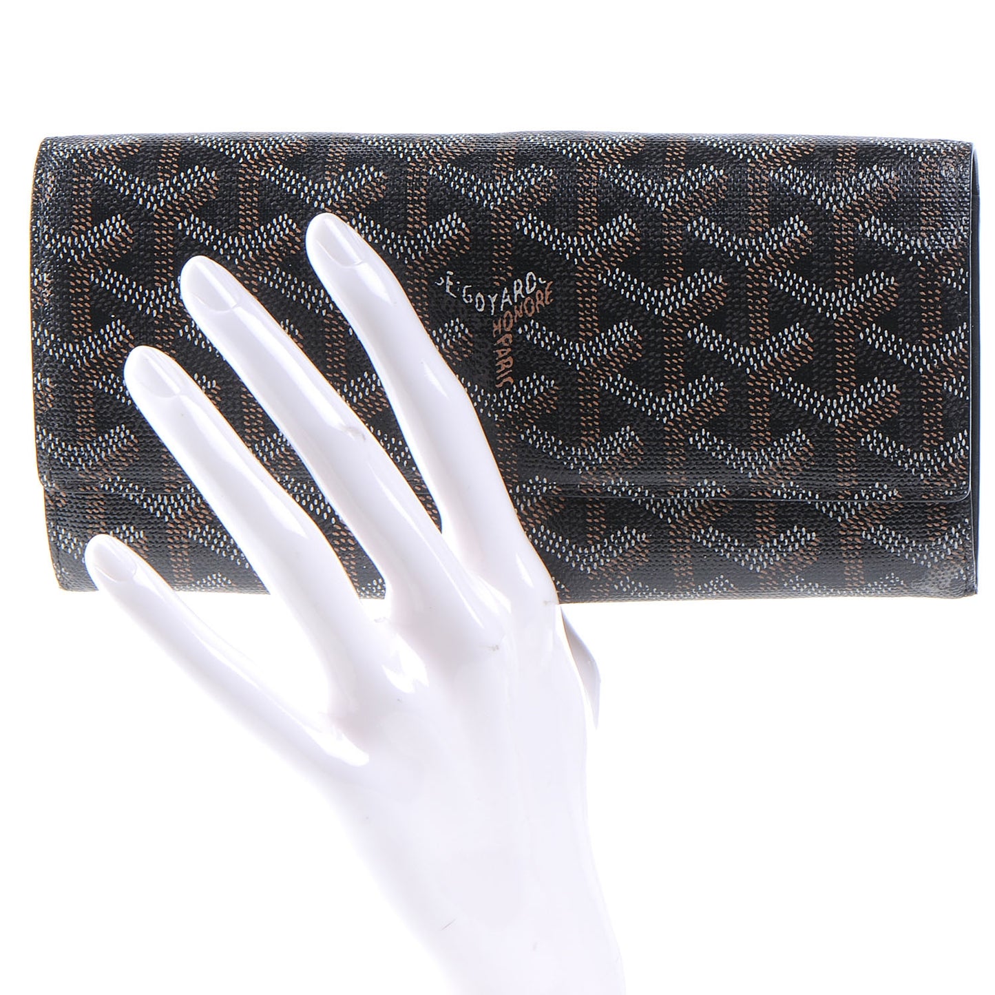 Goyardine Varenne Long Wallet Black