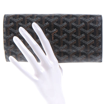 Goyard Goyardine Varenne Long Wallet Black 2 of 7