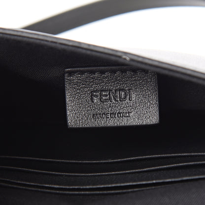 Fendi Vitello Grace Matte Duo Baguette Black 6 of 12