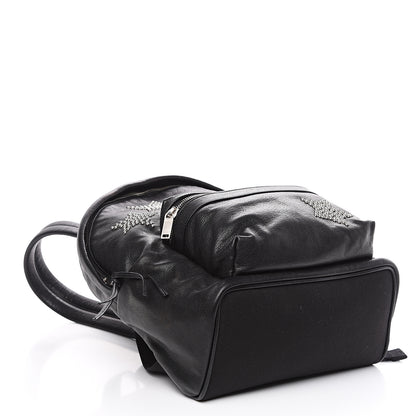 Saint Laurent Sheepskin Mini City Stars Backpack Black 3 of 10