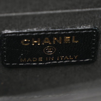 Chanel Lambskin Quilted Mini Trendy CC Chain Wallet Black 6 of 11