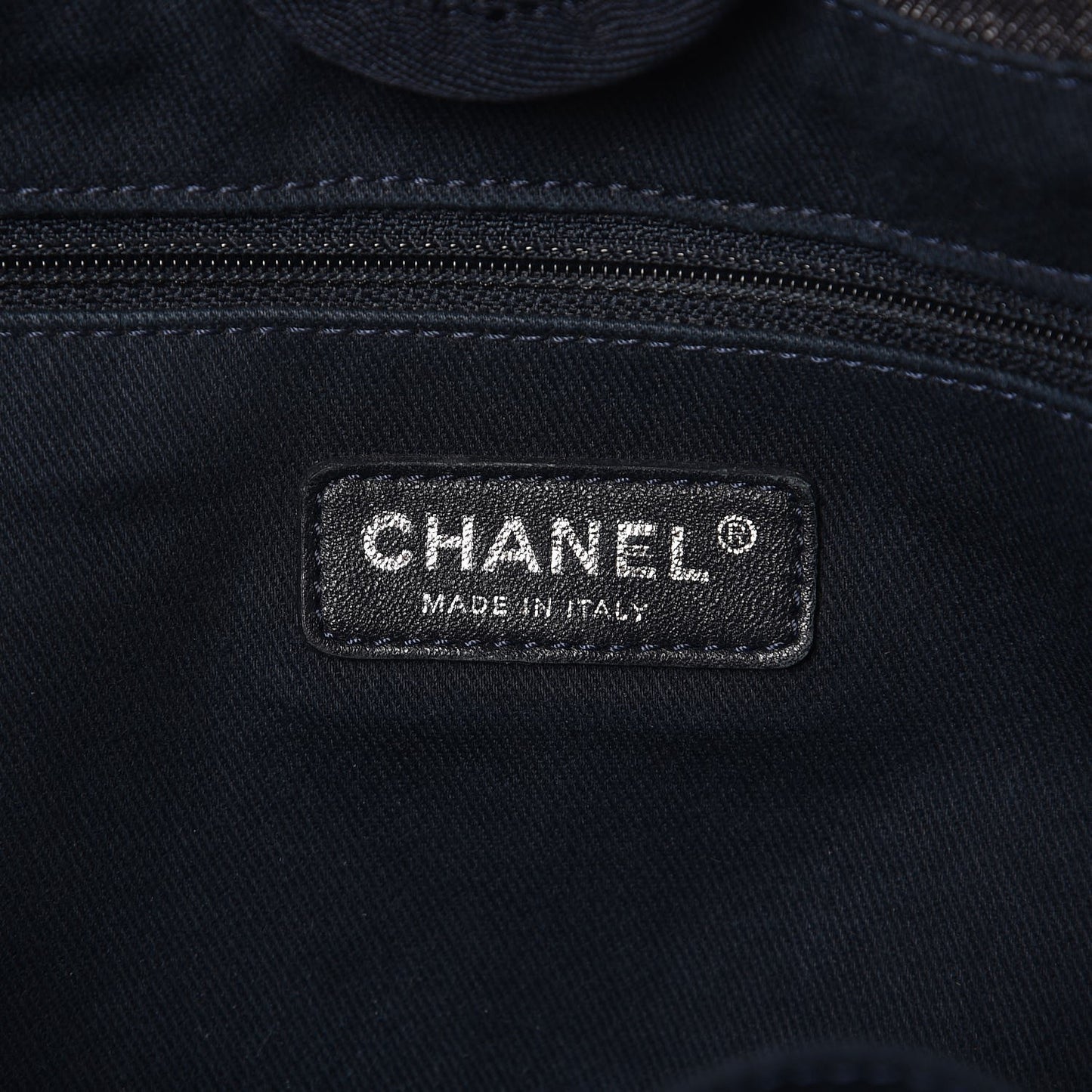 Denim Small Deauville Tote Dark Blue