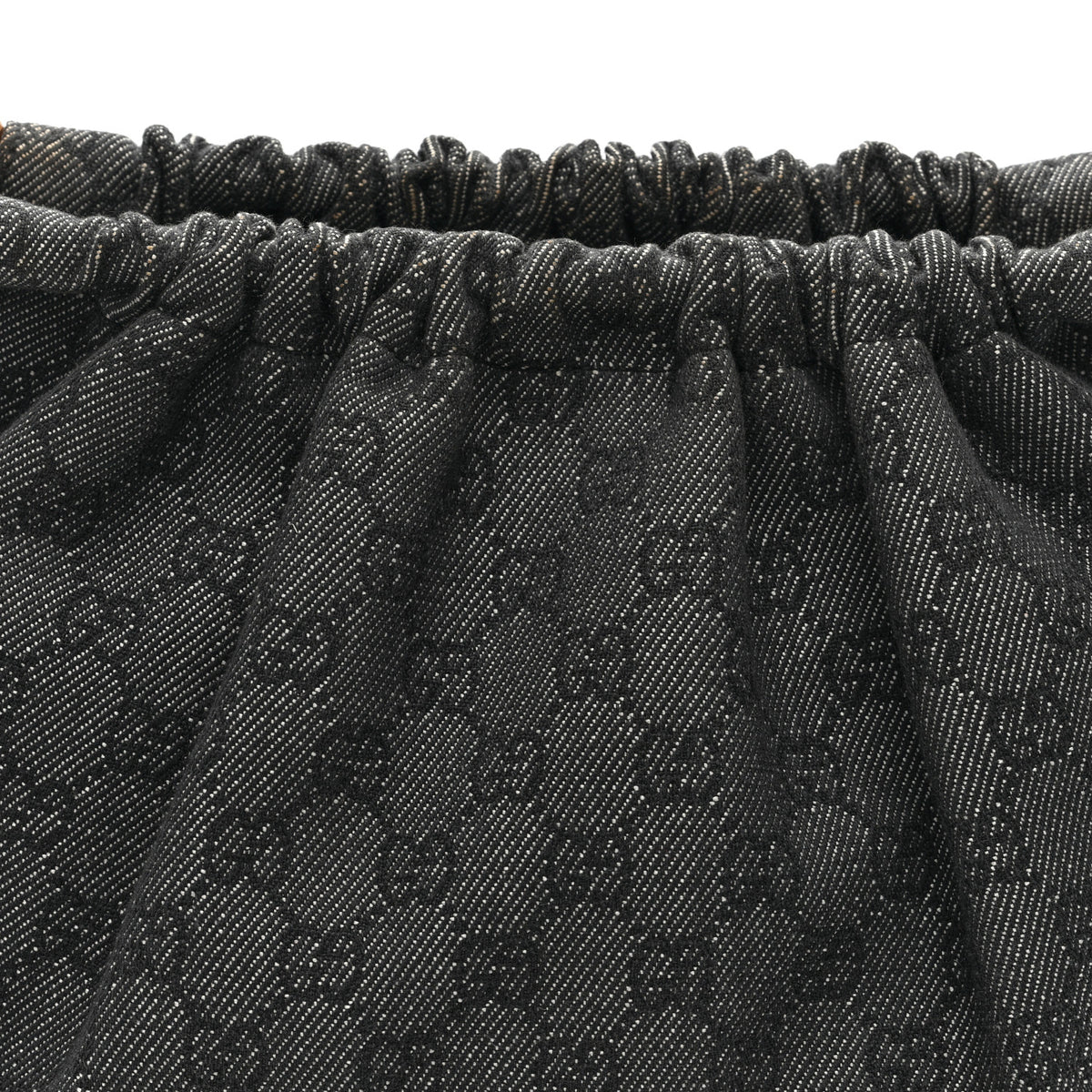 Monogram Bamboo Top Handle Bag Black