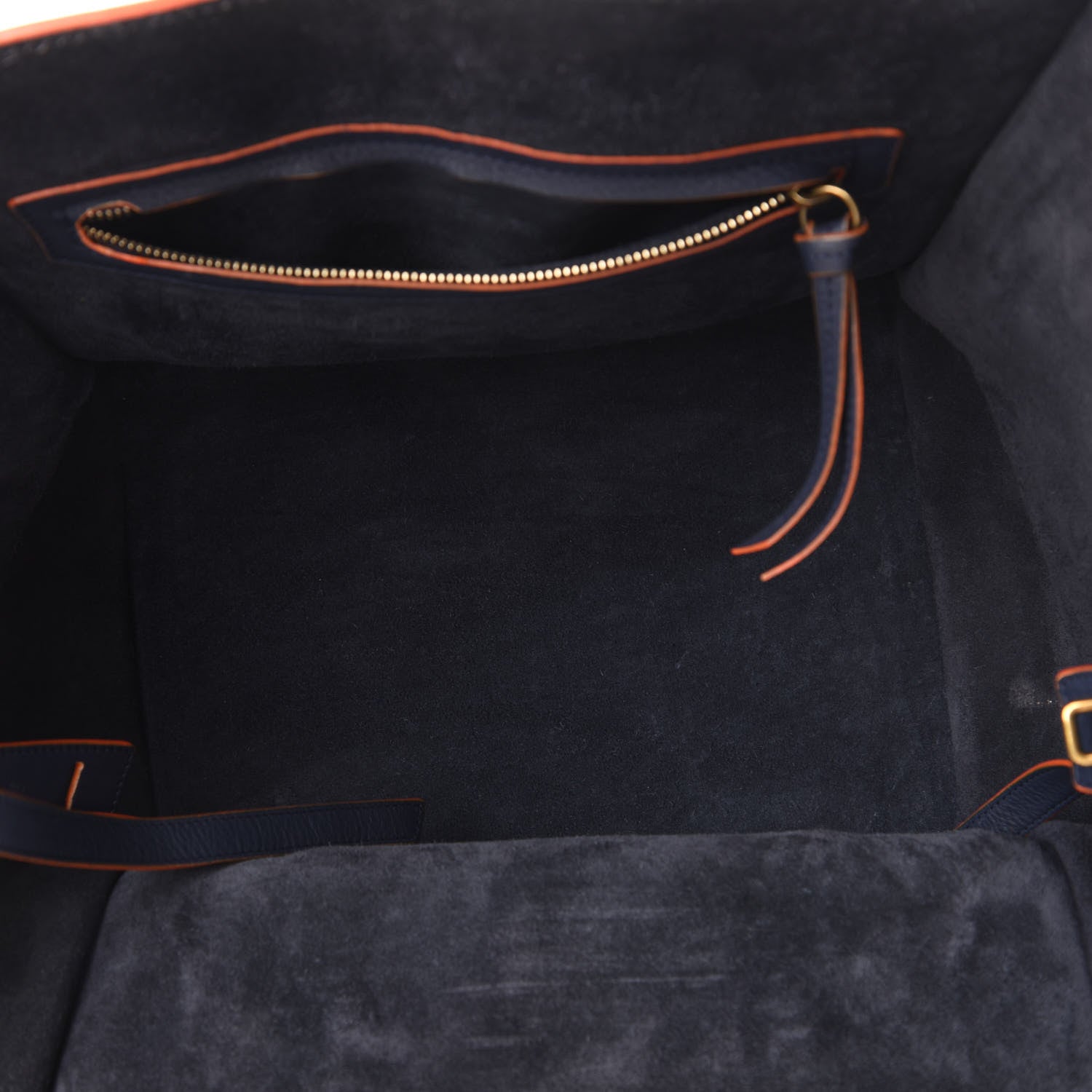 Celine Supple Calfskin Medium Phantom Luggage Midnight 5 of 10