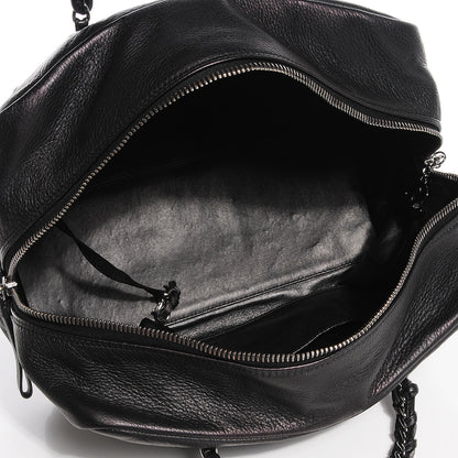Chanel Deerskin Luxe Ligne Large Bowler Black 5 of 7