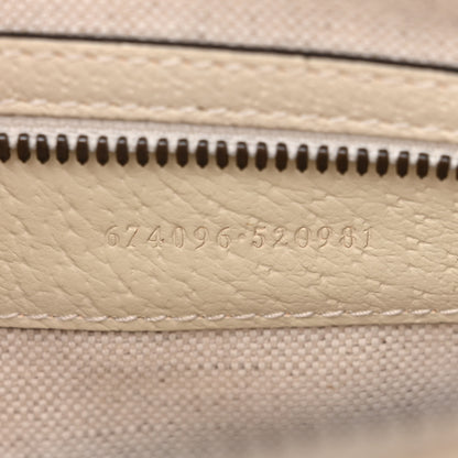 Gucci GG Supreme Monogram Web Large Ophidia Shoulder Bag Beige Ebony Mystic White 7 of 15