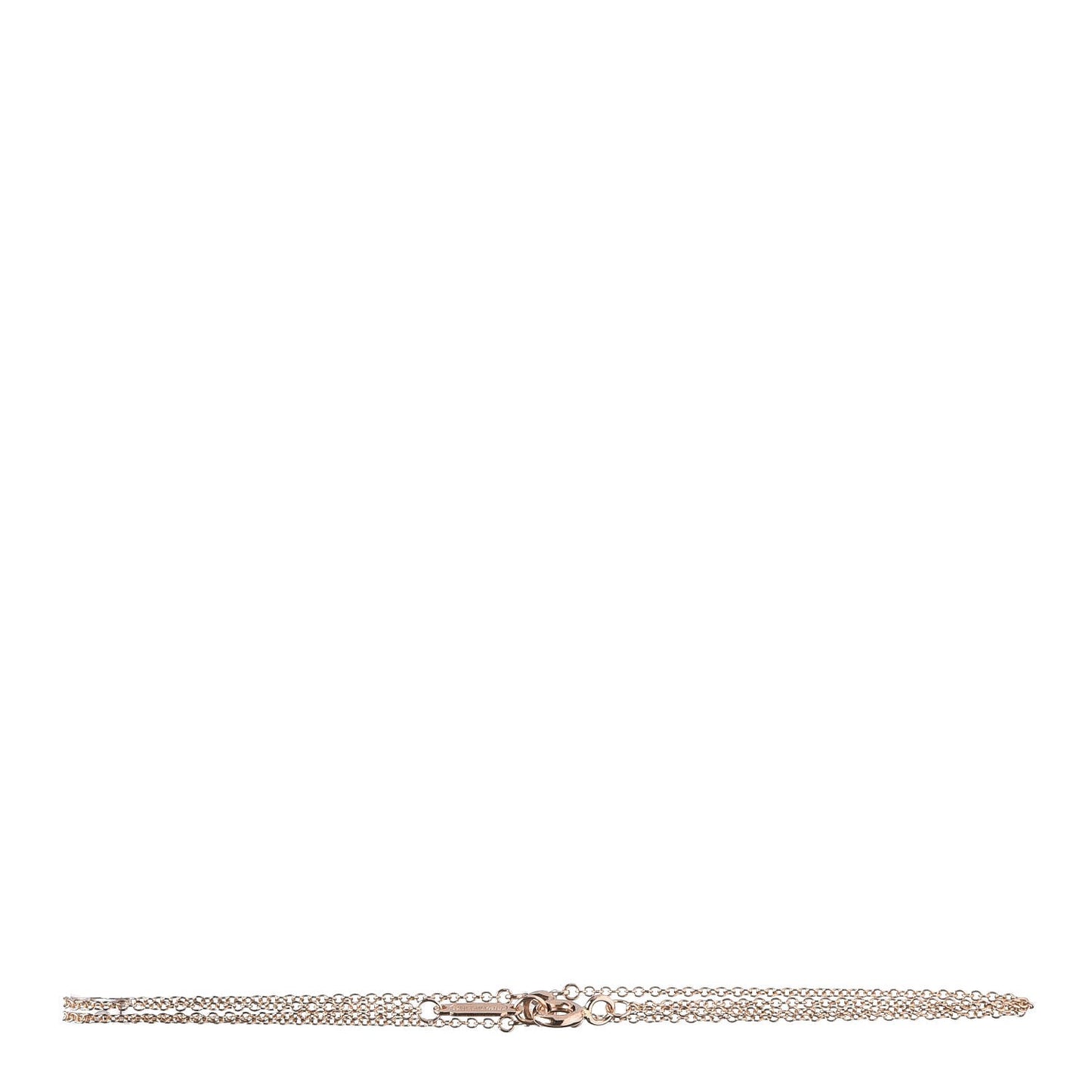 18K Rose Gold Diamond .17ct Solitaire Bracelet
