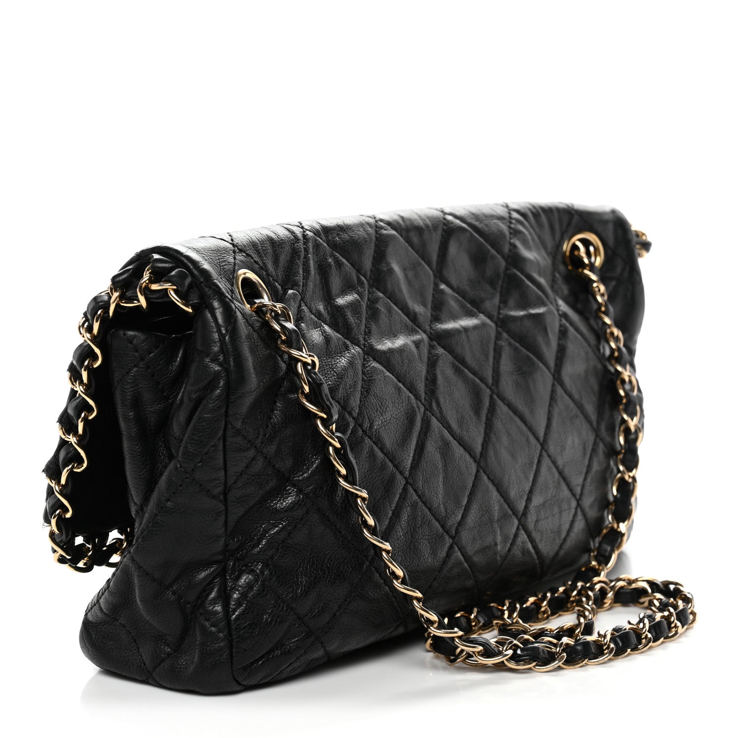 Chanel Calfskin Quilted Medium Chain Me Flap Black 3 of 10