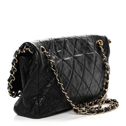 Chanel Calfskin Quilted Medium Chain Me Flap Black 3 of 10