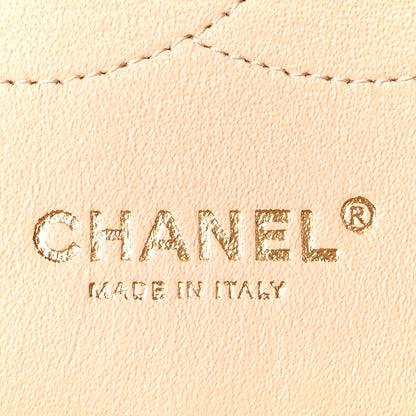 Chanel Lambskin Quilted Jumbo Double Flap Beige 6 of 10
