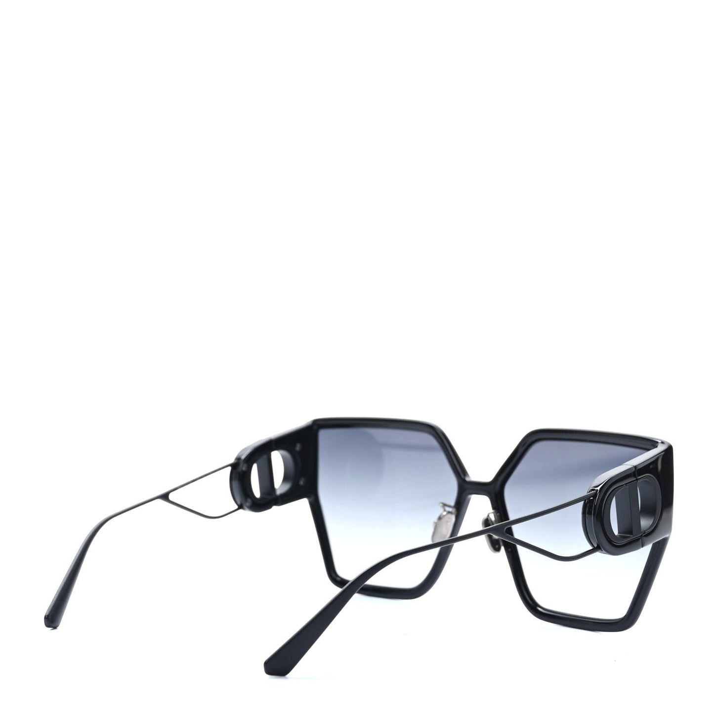 Rectangular 30 Montaigne 1 S2U Sunglasses Black