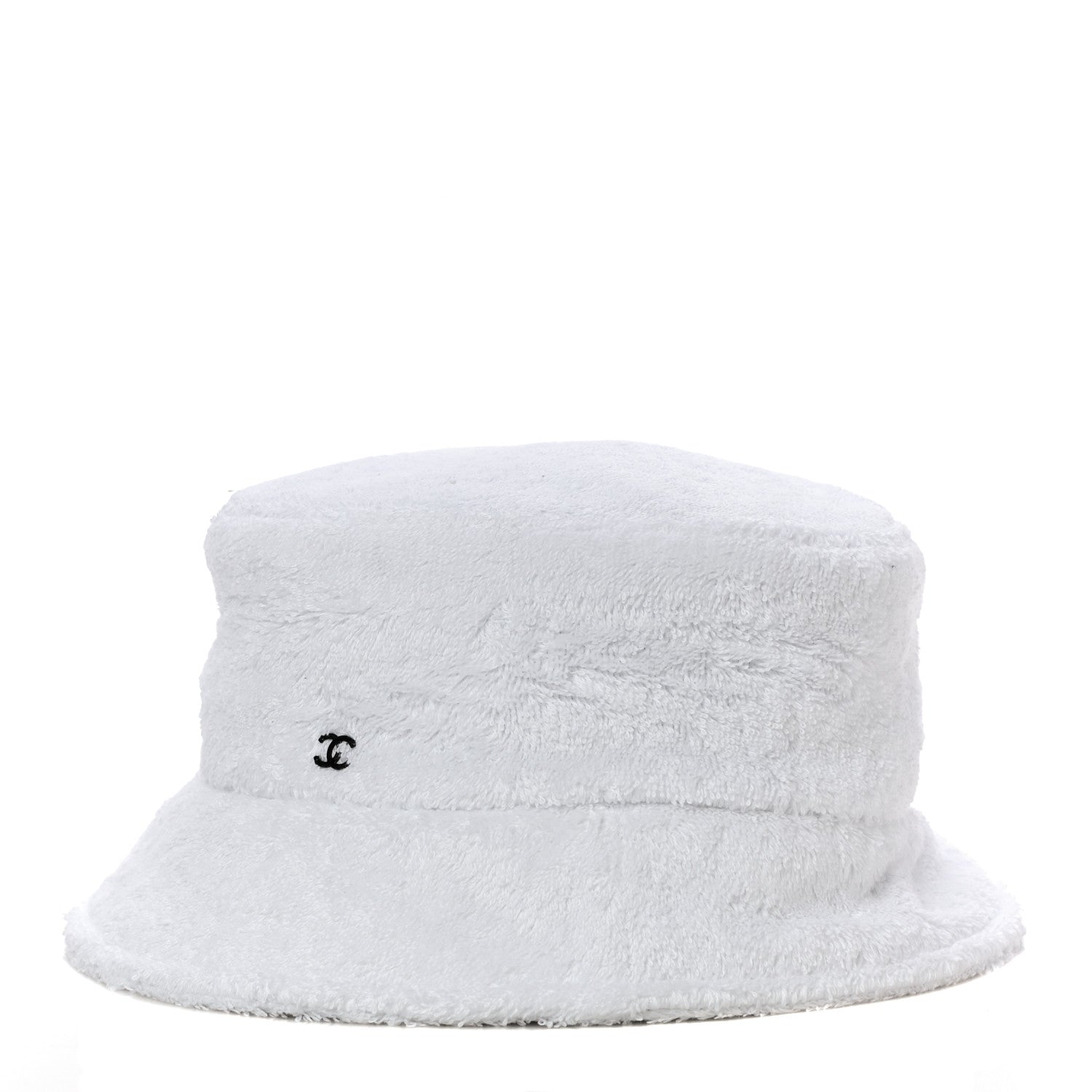 Chanel Terry Cloth CC Bucket Hat M White 3 of 7