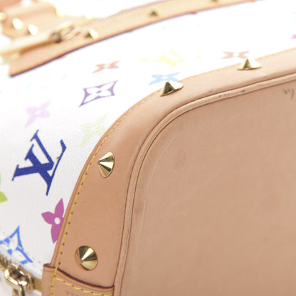 Louis Vuitton Monogram Multicolor Alma White 10 of 18