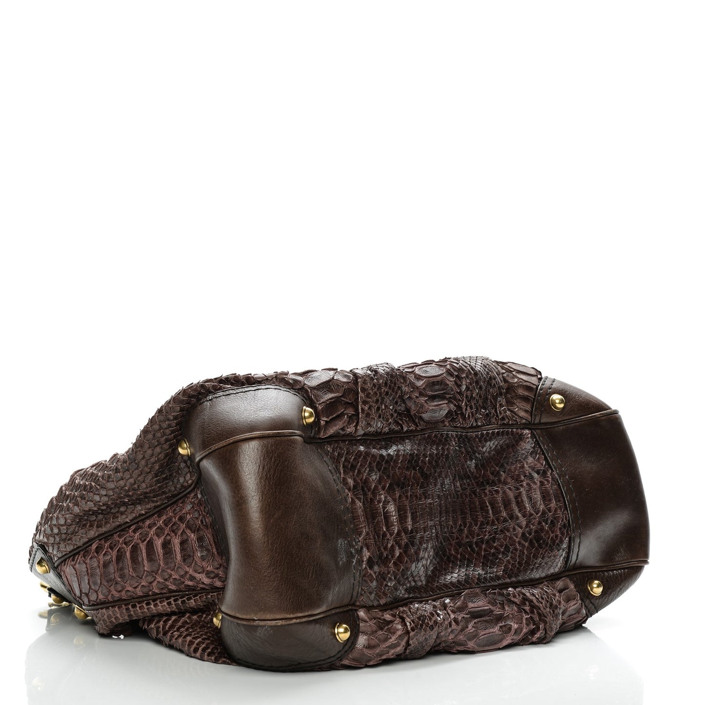 Python Large Jockey Hobo Brown
